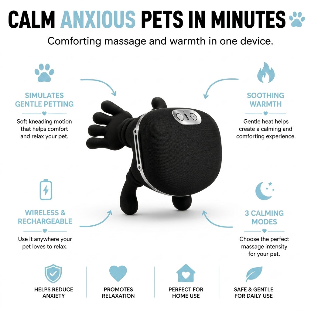 PawNestify™ - Pet Calming Massager