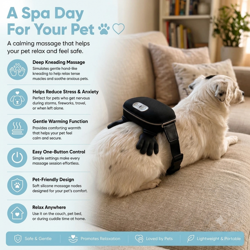 PawNestify™ - Pet Calming Massager