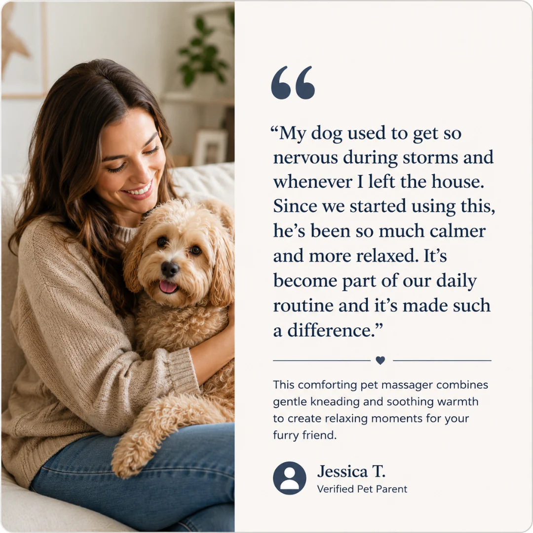 PawNestify™ Calming Dog Massager